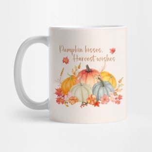 Cute pumpkins with fall quote Mug